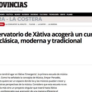 Presentació d’Emergents a Las Provincias